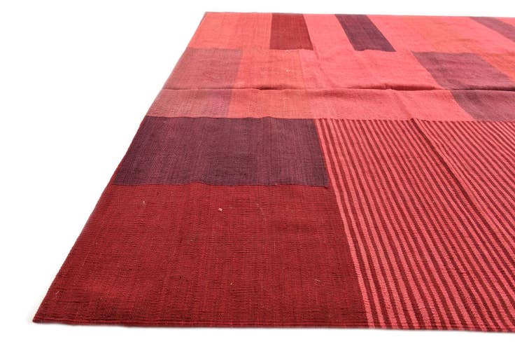 Detail image of 205cm x 280cm Hand Woven Kilim Modern Wool Rug
