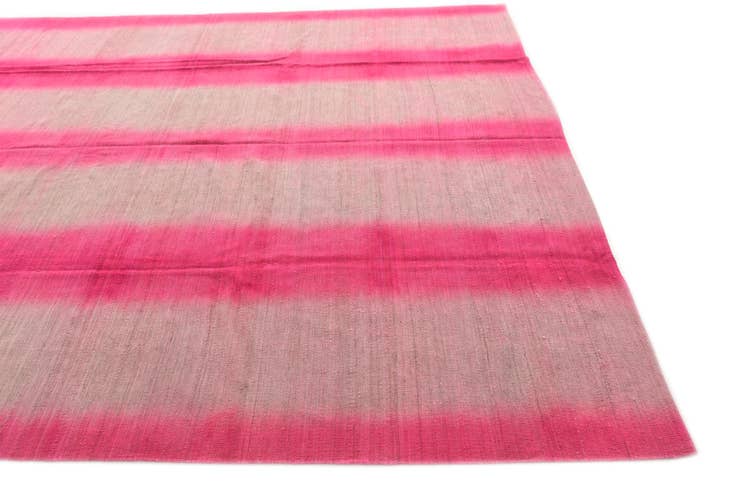 Detail image of 7' 10 x 10' 9 Hand Woven Kilim Modern Wool Rug