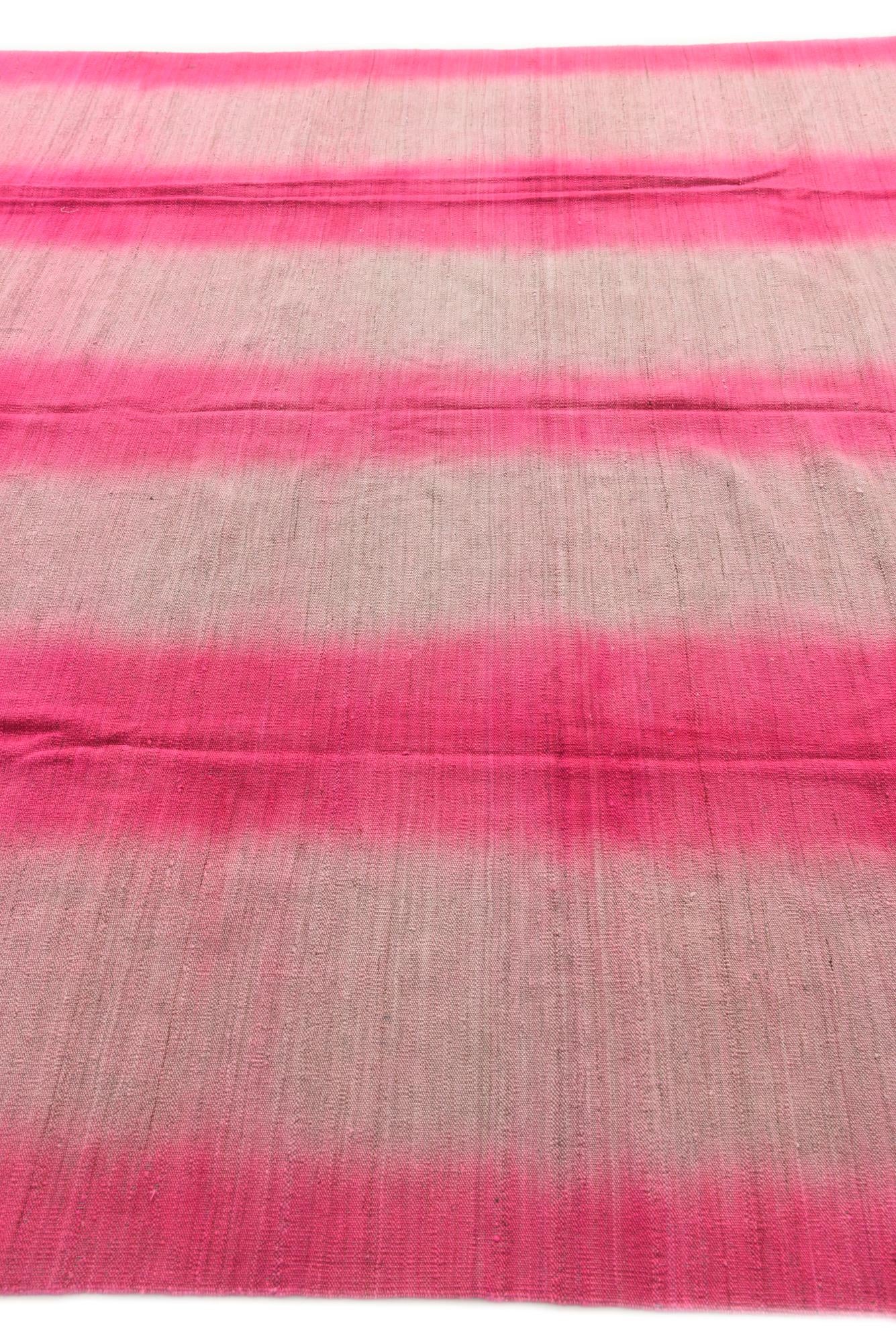 7' 10 x 10' 9 Hand Woven Kilim Modern Wool Rug