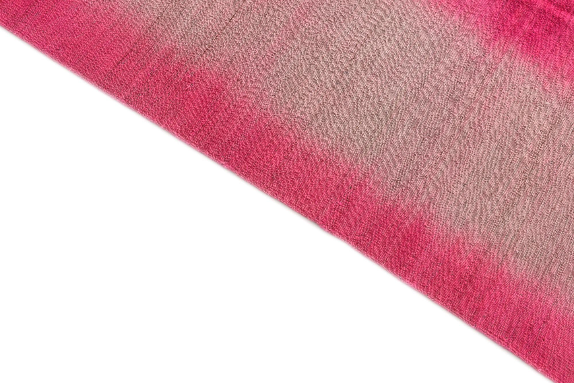 7' 10 x 10' 9 Hand Woven Kilim Modern Wool Rug