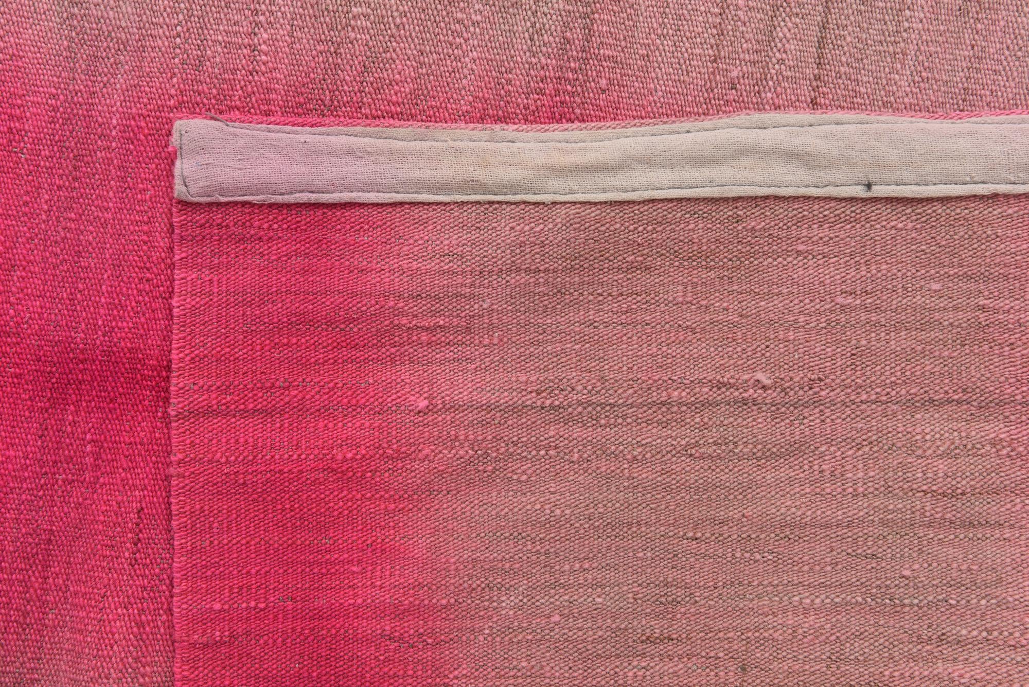 7' 10 x 10' 9 Hand Woven Kilim Modern Wool Rug