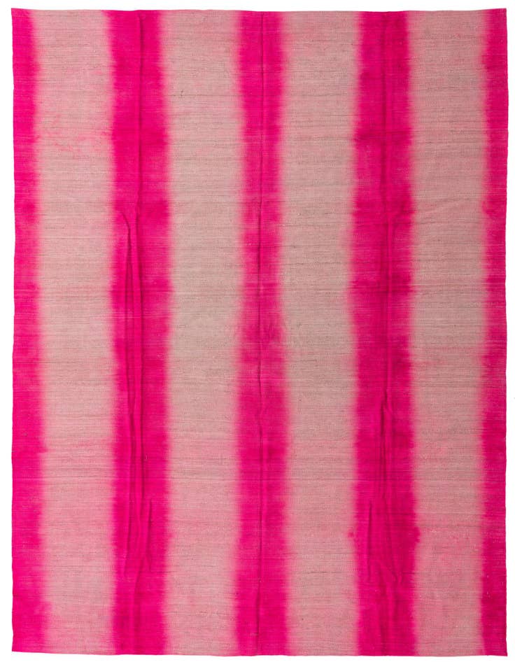 Detail image of 7' 10 x 10' 9 Hand Woven Kilim Modern Wool Rug