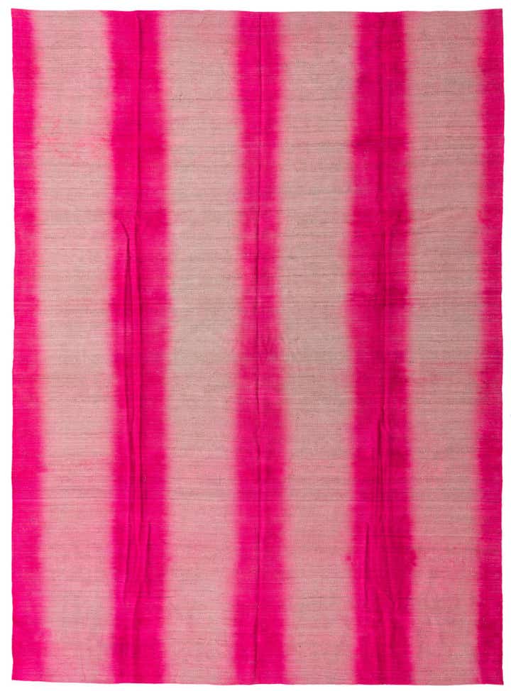 7' 10 x 10' 9 Hand Woven Kilim Modern Wool Rug