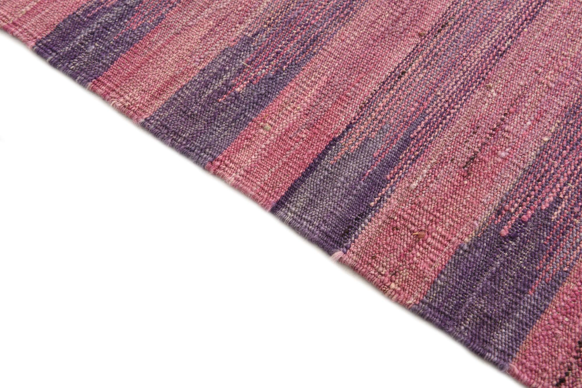 4' 4 x 5' 9 Hand Woven Kilim Modern Wool Rug