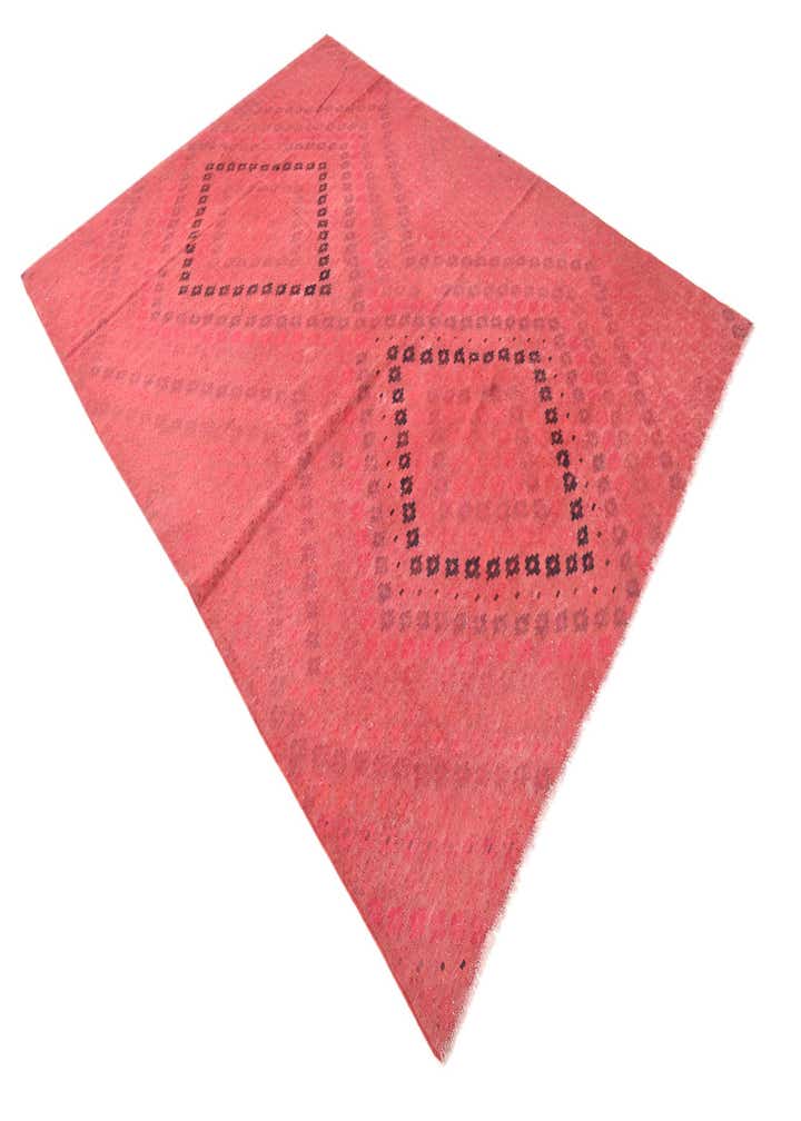 6' 7 x 9' 5 Hand Woven Kilim Modern Wool Rug