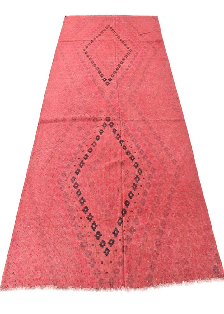 6' 7 x 9' 5 Hand Woven Kilim Modern Wool Rug