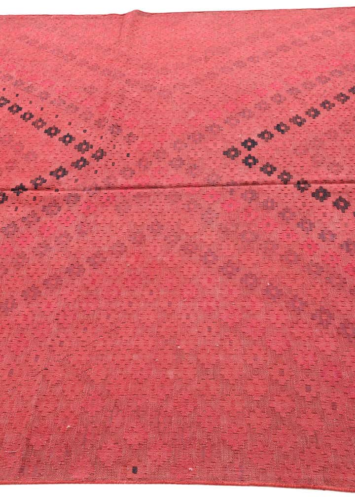 6' 7 x 9' 5 Hand Woven Kilim Modern Wool Rug