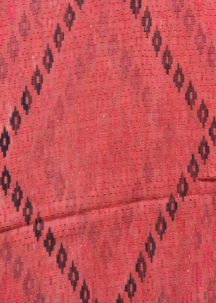 6' 7 x 9' 5 Hand Woven Kilim Modern Wool Rug