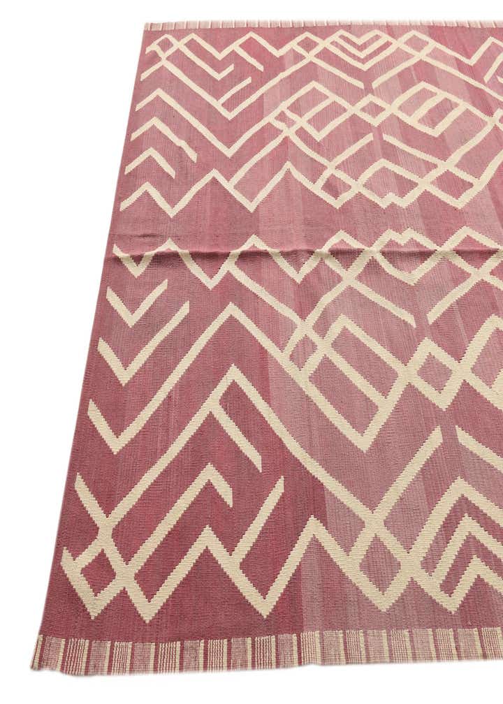 6' 9 x 9' 9 Hand Woven Kilim Modern Wool Rug