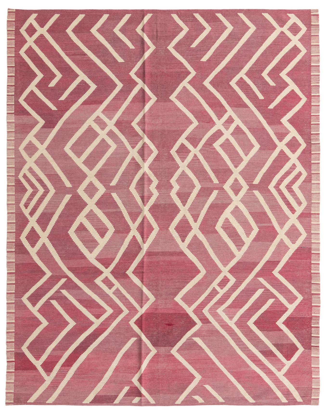 6' 9 x 9' 9 Hand Woven Kilim Modern Wool Rug