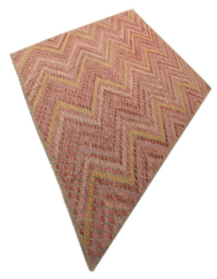 Detail image of 8' 7 x 11' 5 Hand Woven Kilim Modern Wool Rug