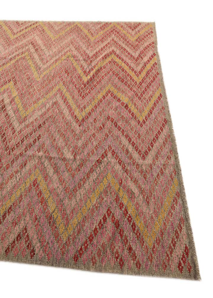 8' 7 x 11' 5 Hand Woven Kilim Modern Wool Rug