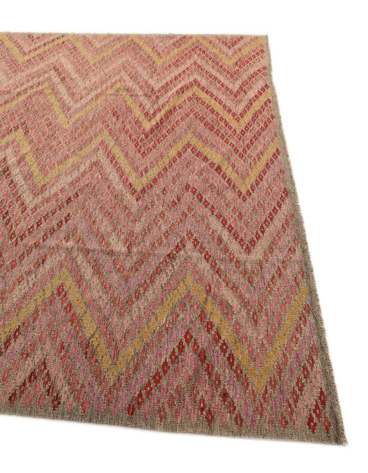 Detail image of 8' 7 x 11' 5 Hand Woven Kilim Modern Wool Rug