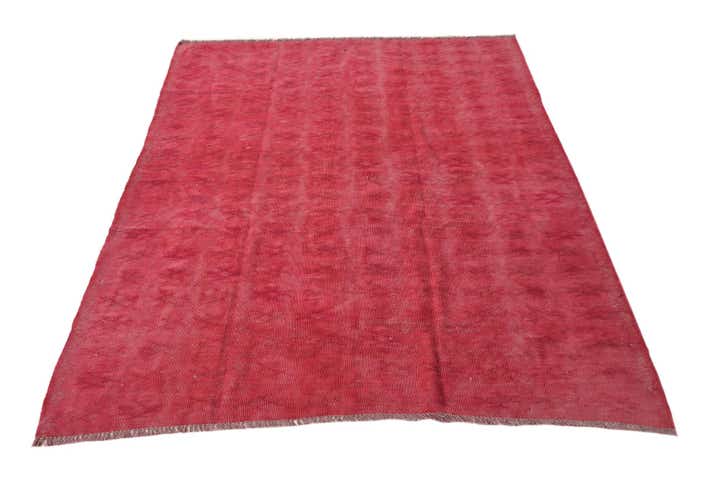 4' 6 x 6' 1 Hand Woven Kilim Modern Wool Rug
