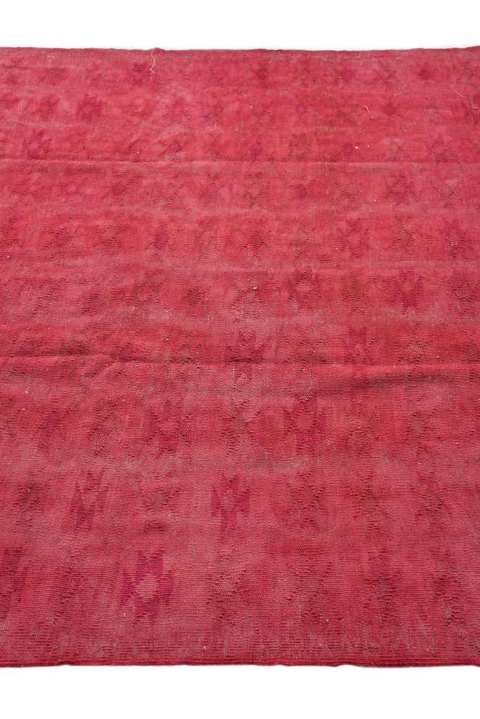 4' 6 x 6' 1 Hand Woven Kilim Modern Wool Rug