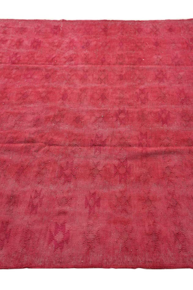 Detail image of 4' 6 x 6' 1 Hand Woven Kilim Modern Wool Rug