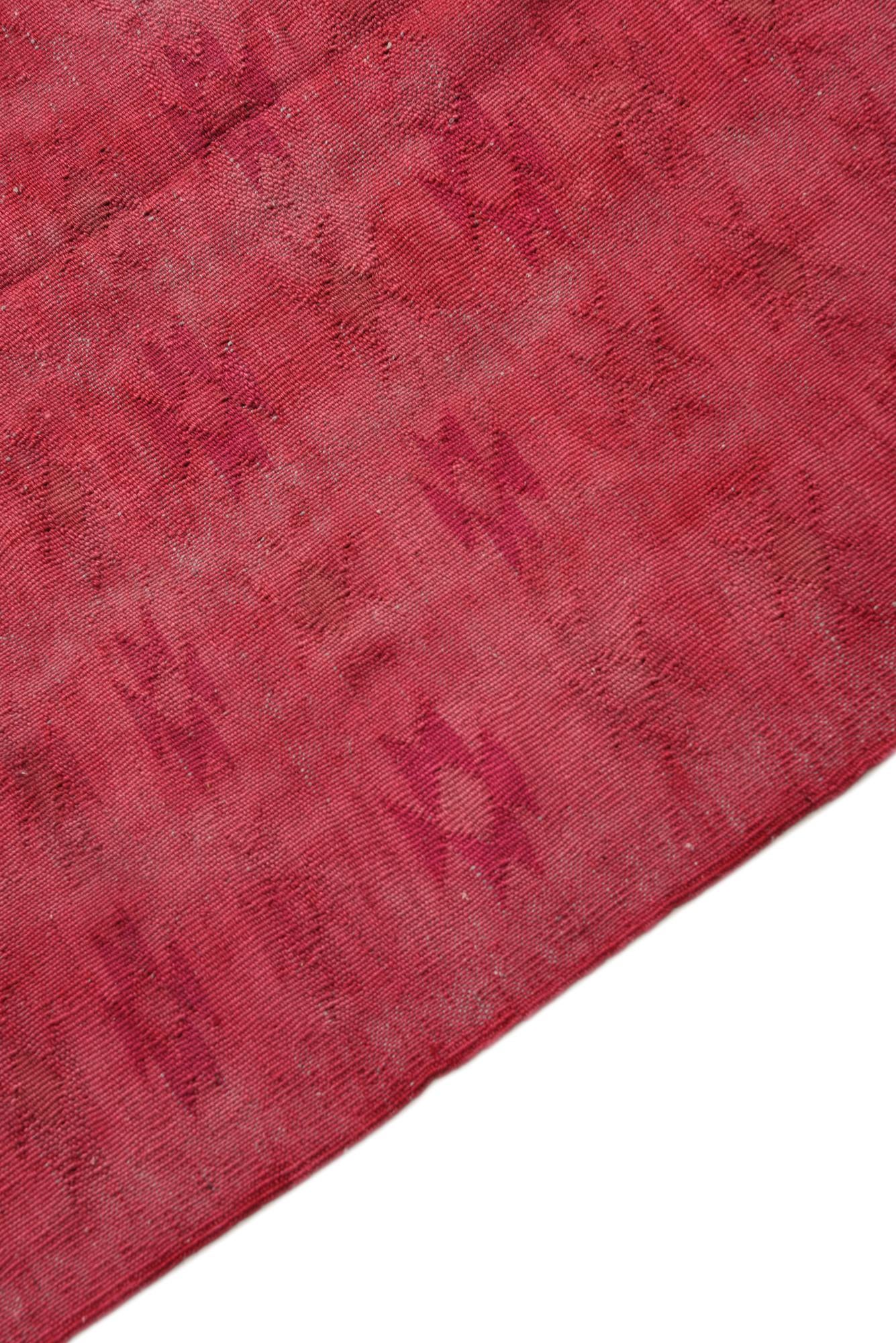 4' 6 x 6' 1 Hand Woven Kilim Modern Wool Rug