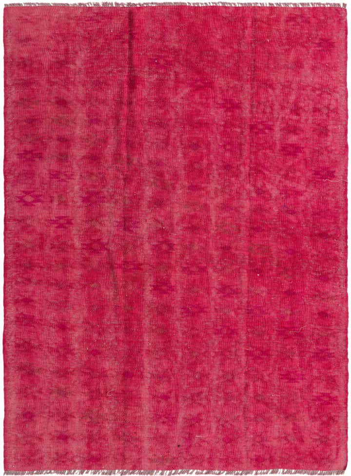 4' 6 x 6' 1 Hand Woven Kilim Modern Wool Rug
