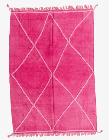 4' 7 x 6' 7 Hand Woven Kilim Modern Wool Rug