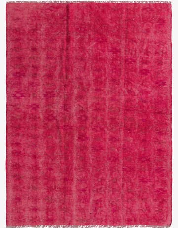 4' 6 x 6' 1 Hand Woven Kilim Modern Wool Rug