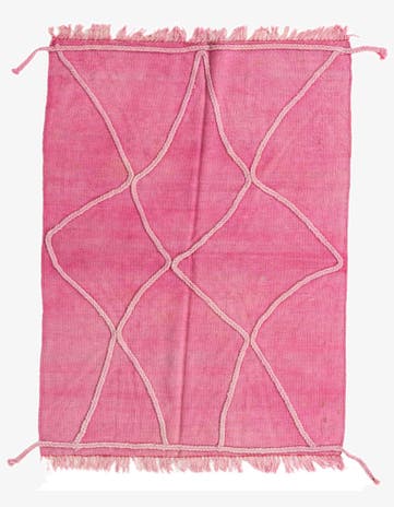 3' 6 x 4' 9 Hand Woven Kilim Modern Wool Rug