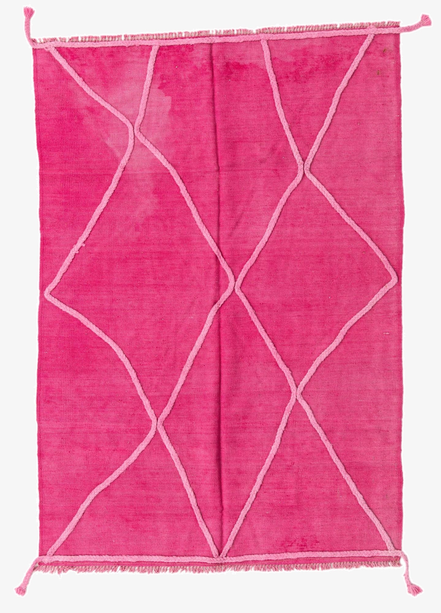 3' 11 x 5' 9  Hand Woven Kilim Modern Wool Rug