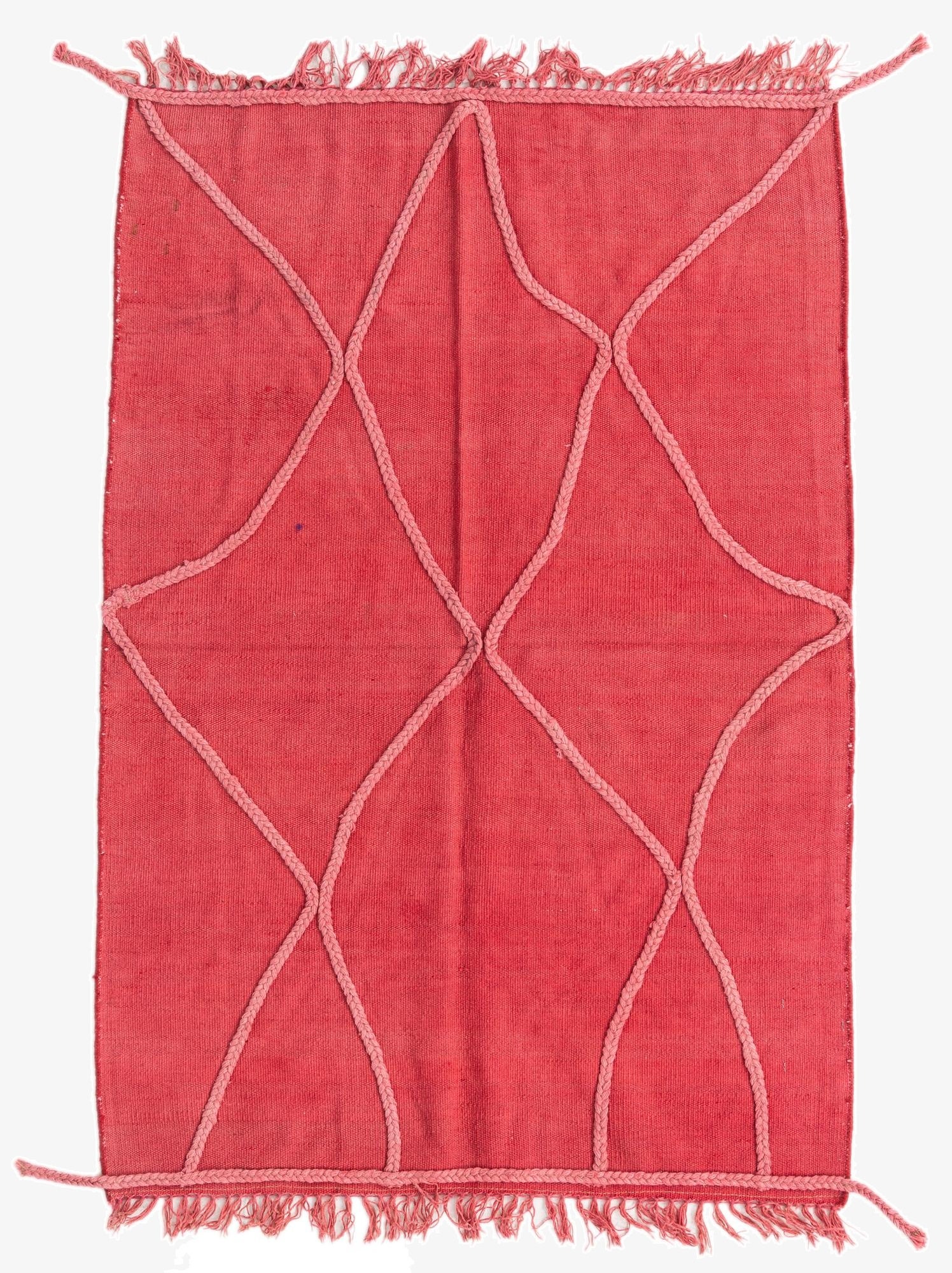 3' 3 x 4' 10  Hand Woven Kilim Modern Wool Rug