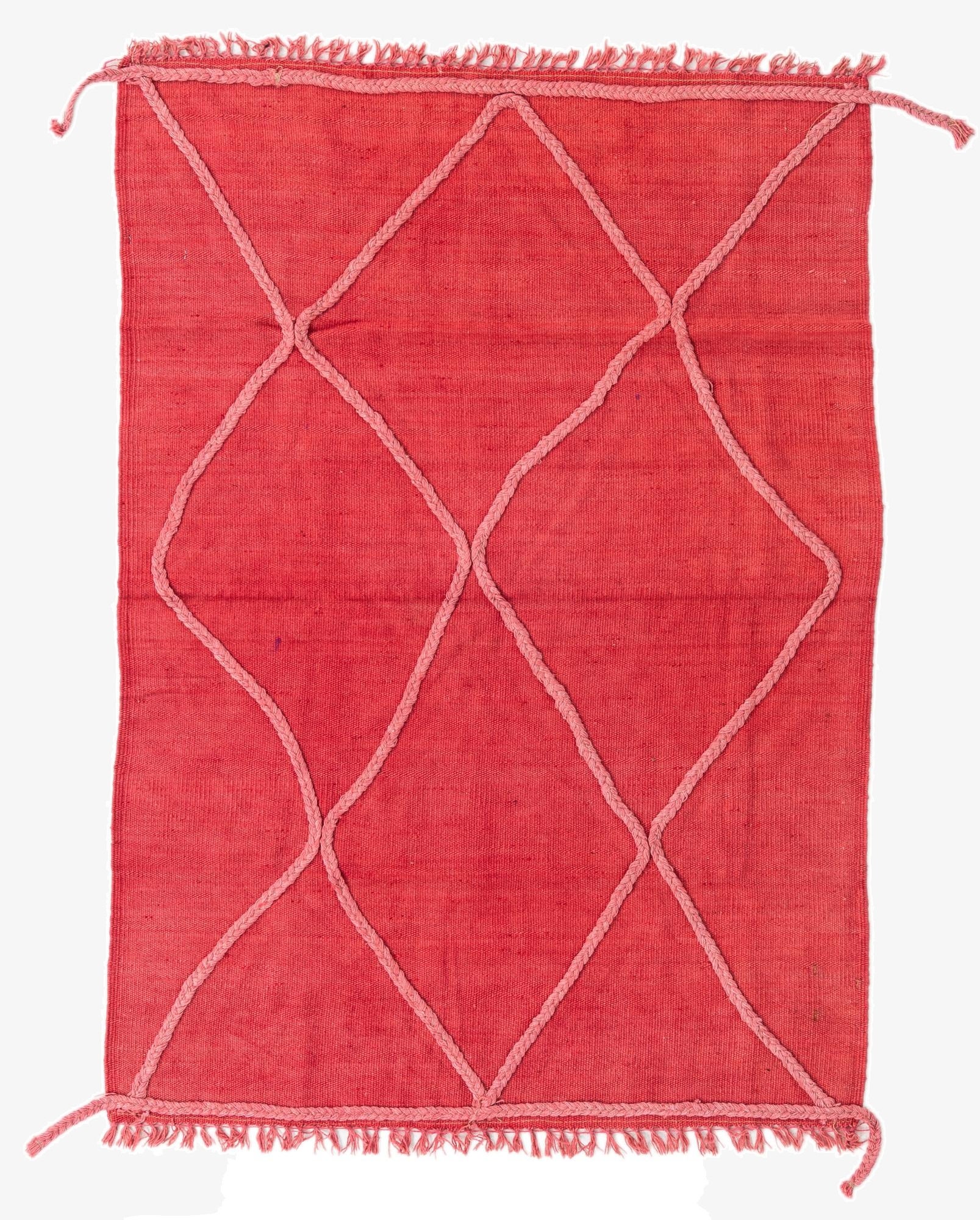 3' 3 x 4' 7  Hand Woven Kilim Modern Wool Rug