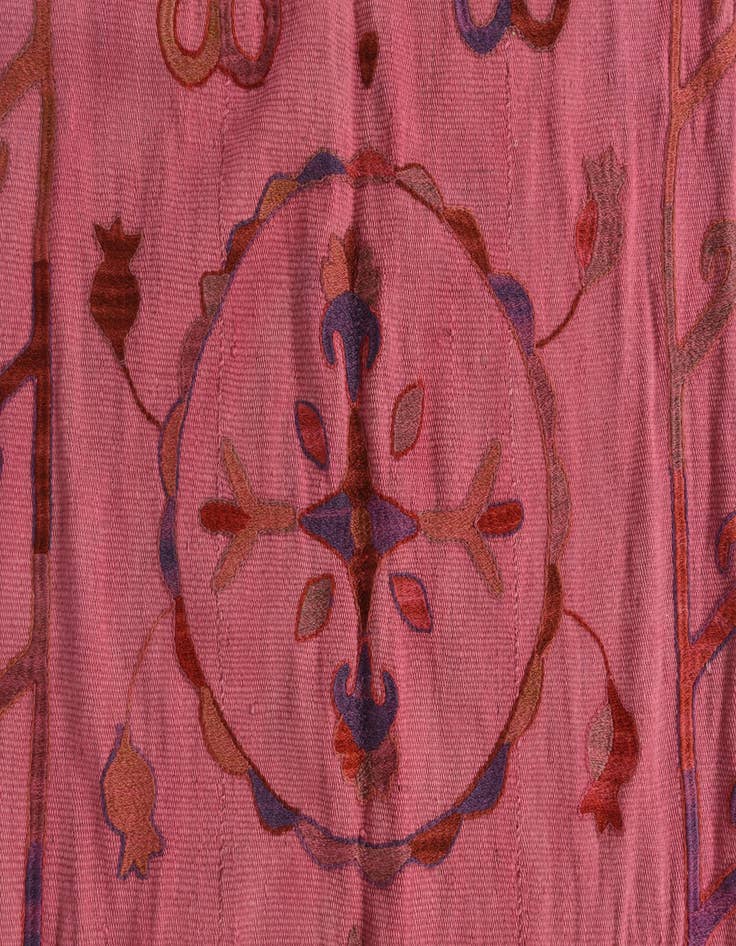 Detail image of 5' 8 x 7' 7  Hand Woven Kilim Suzani Wool Rug