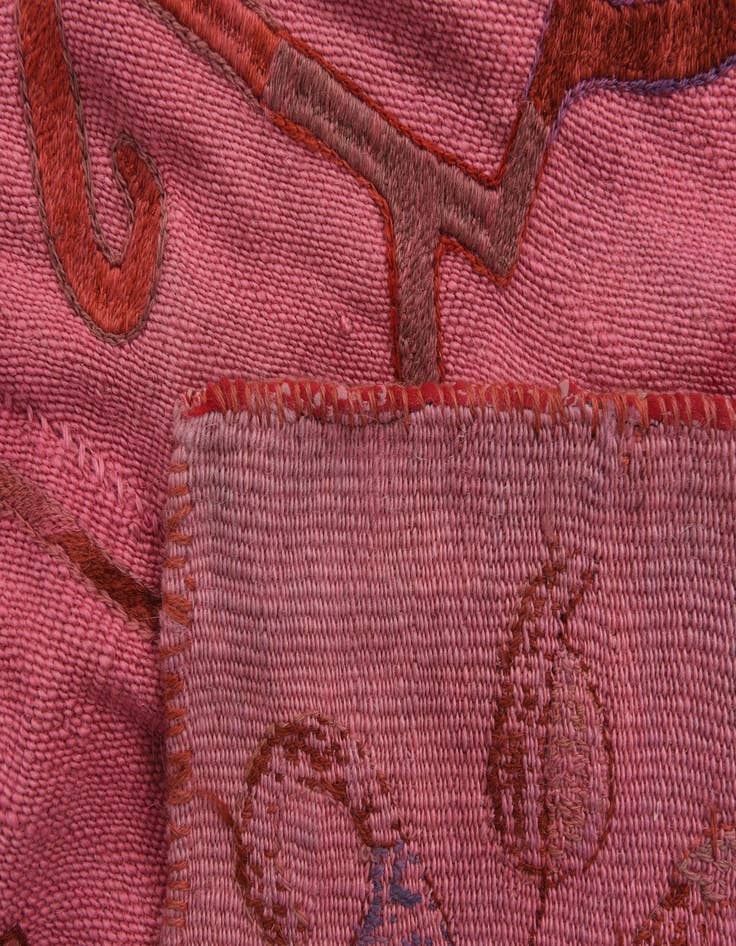 Detail image of 5' 8 x 7' 7  Hand Woven Kilim Suzani Wool Rug