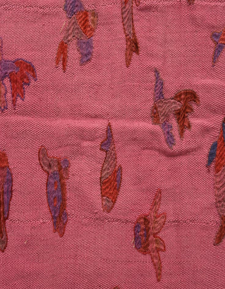 Detail image of 5' 3 x 6' 7  Hand Woven Kilim Suzani Wool Rug