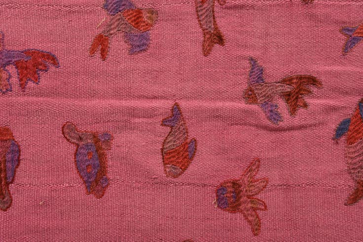 Detail image of 5' 3 x 6' 7 Hand Woven Kilim Suzani Wool Rug