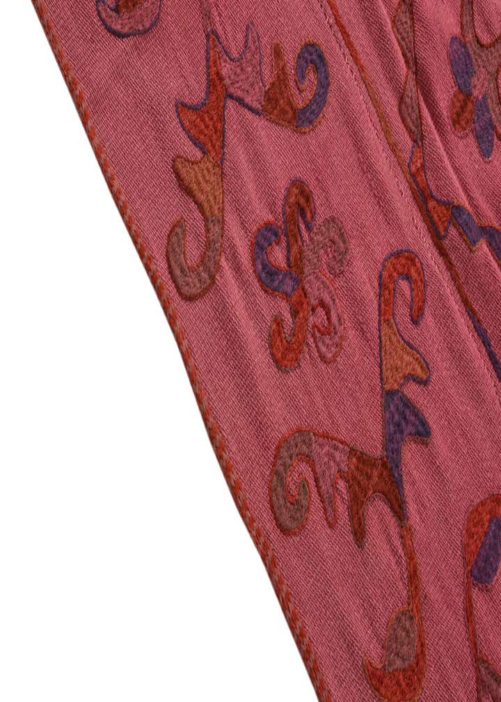5' 6 x 7' 7 Hand Woven Kilim Suzani Wool Rug