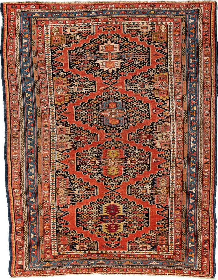 Detail image of 4' 6 x 9' 11 Kuba Rug