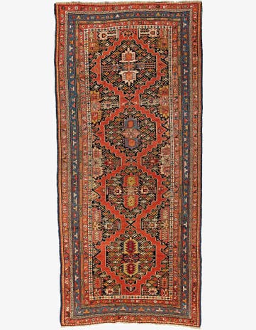 4' 6 x 9' 11 Kuba Rug