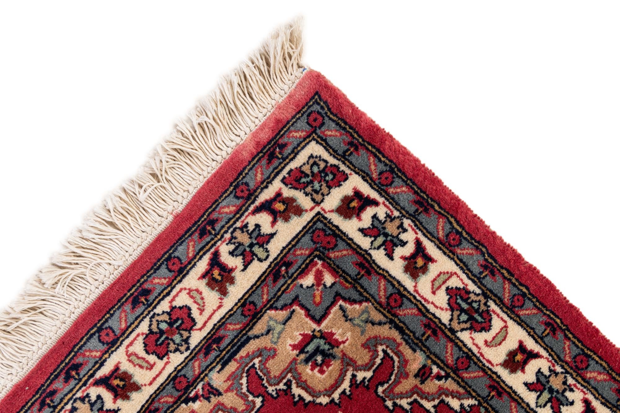 2' 7 x 4' 3 Hand Knotted Lahour Wool Rug