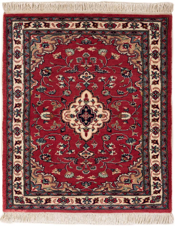 Detail image of 2' 7 x 4' 3 Hand Knotted Lahour Wool Rug