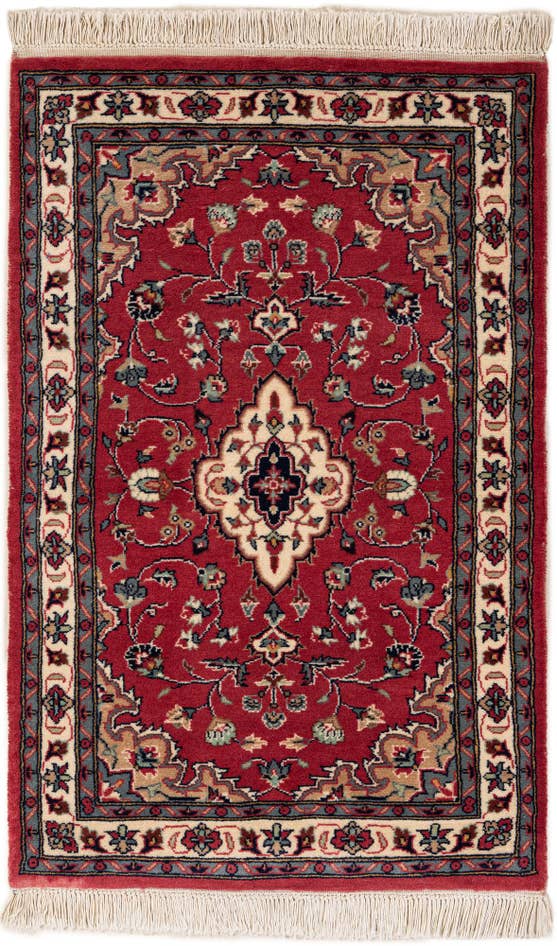 Detail image of 2' 7 x 4' 3 Hand Knotted Lahour Wool Rug