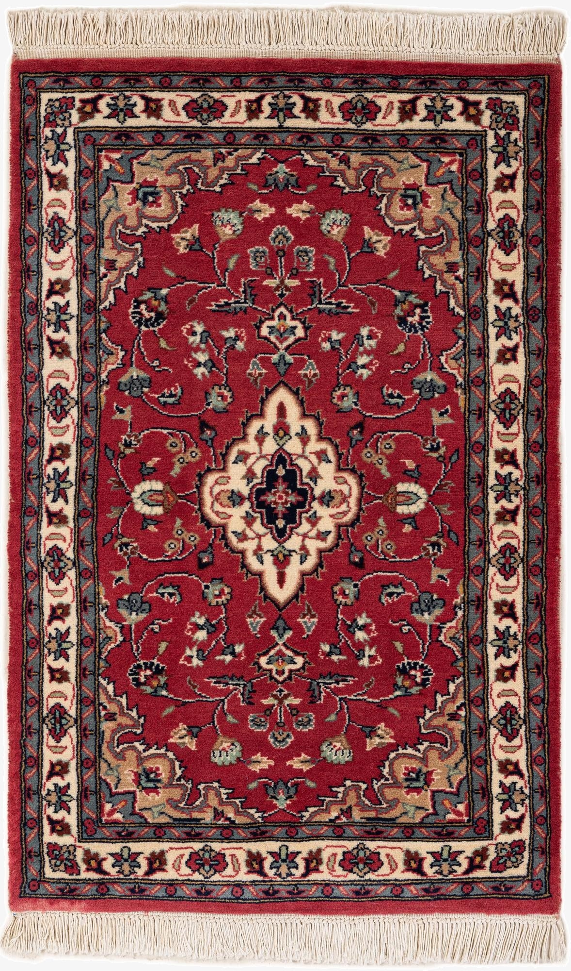 2' 7 x 4' 3  Hand Knotted Lahour Wool Rug