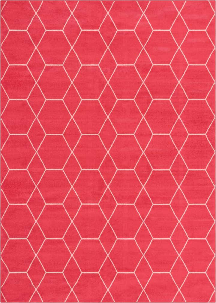 10' x 14' Lattice Frieze Rug