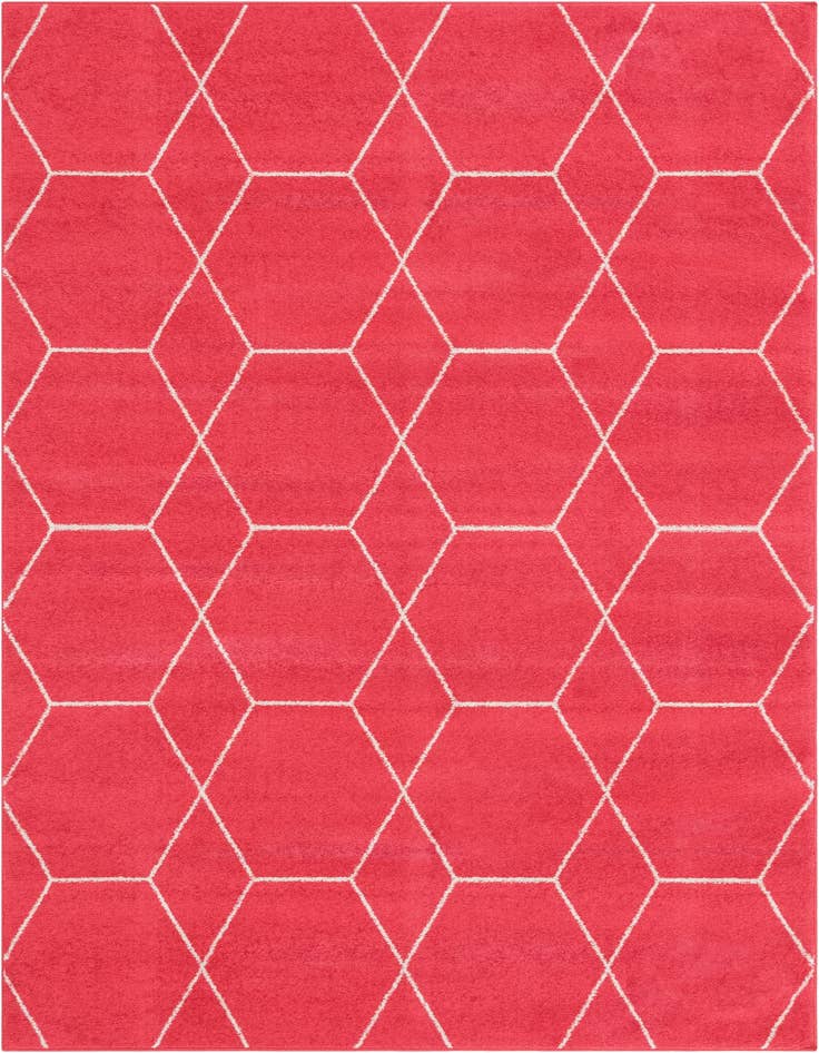 Detail image of 7' x 10' Lattice Frieze Rug