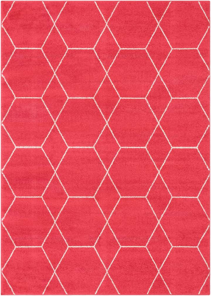 4' x 6' Lattice Frieze Rug