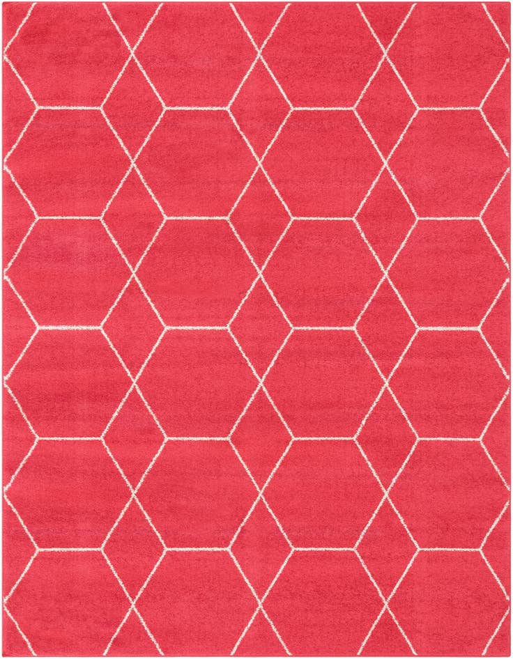 Detail image of 4' x 6' Lattice Frieze Rug