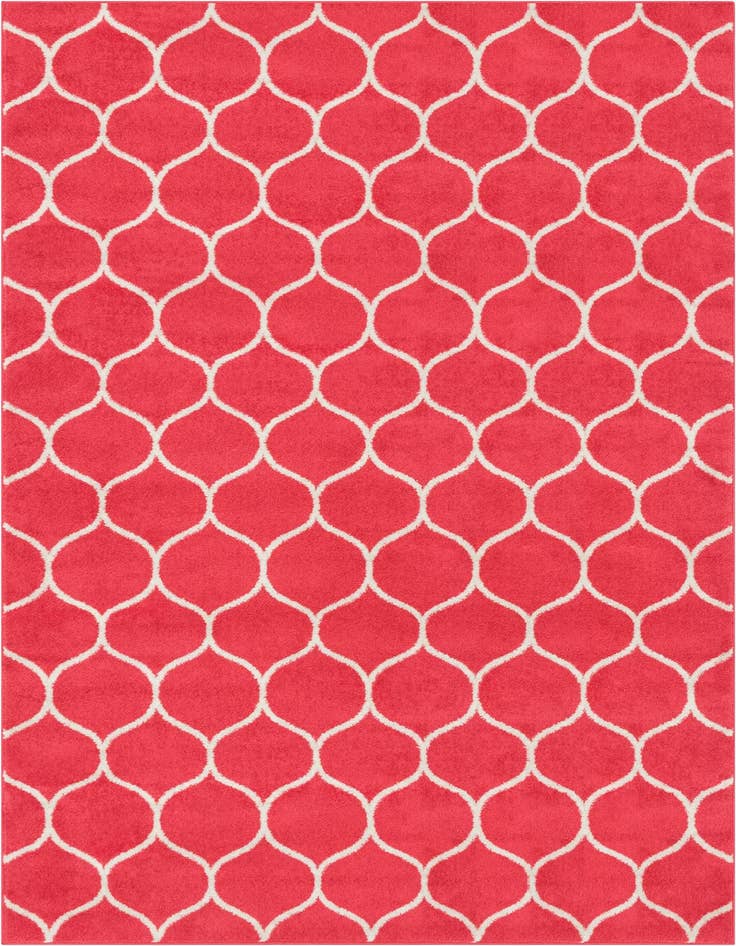 Detail image of 10' x 14' Lattice Frieze Rug