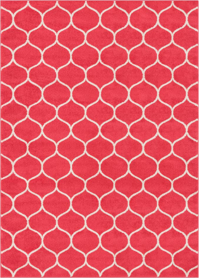Detail image of 10' x 14' Lattice Frieze Rug
