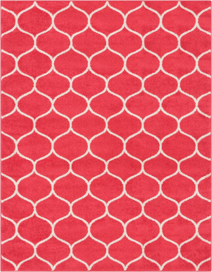 Detail image of 8' x 11' Lattice Frieze Rug