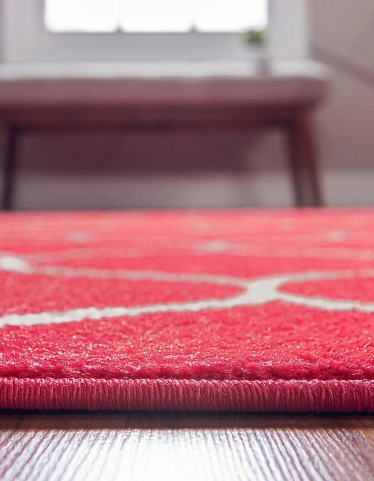 Detail image of 10' x 14' Lattice Frieze Rug