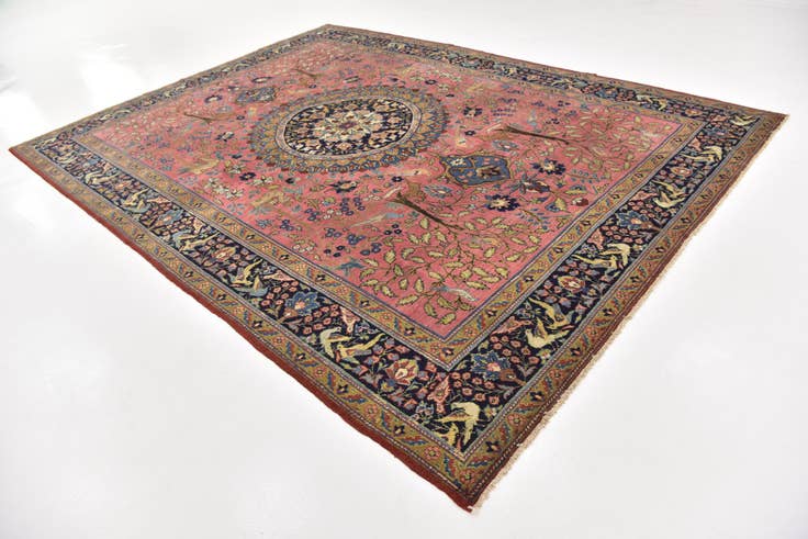 Detail image of 9' 5 x 12' 8 Hand Knotted Liliyan Persian Wool Rug