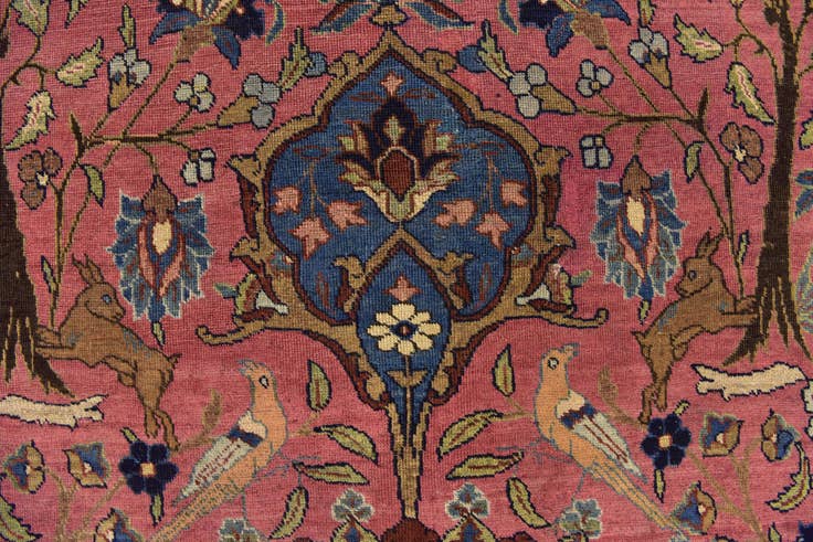 Detail image of 9' 5 x 12' 8 Hand Knotted Liliyan Persian Wool Rug