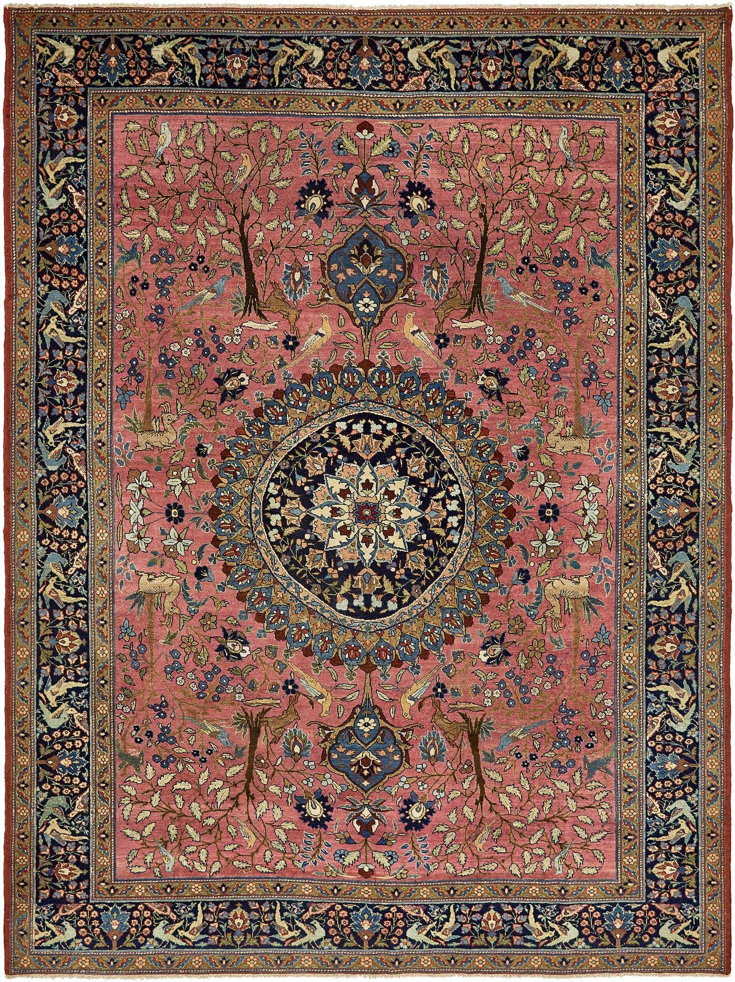 9' 5 x 12' 8 Hand Knotted Liliyan Persian Wool Rug